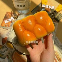 小红书爆款超湿软溜块腹肌面包慢回弹解压发泄捏捏玩具squishy