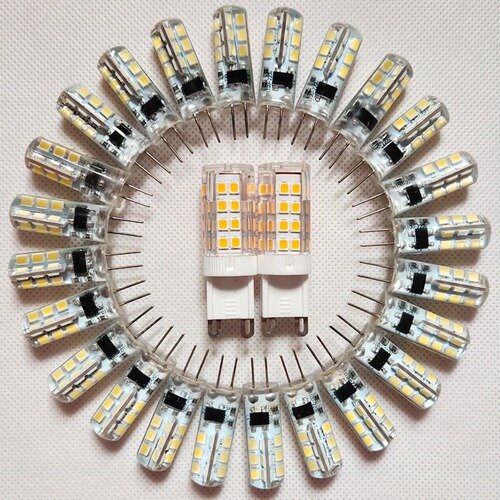 g4 lamp bead led pin low voltage 12v crystal lamp plug 220v super bright g9 mirror headlight energy-saving corn small bulb