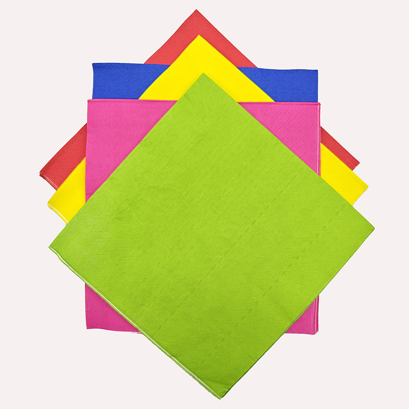 Transfronterizo impresión de color sólido papel de fiesta 33x330 / 25x25cm decoración de cumpleaños festivales papel de restaurante multicolor image 1