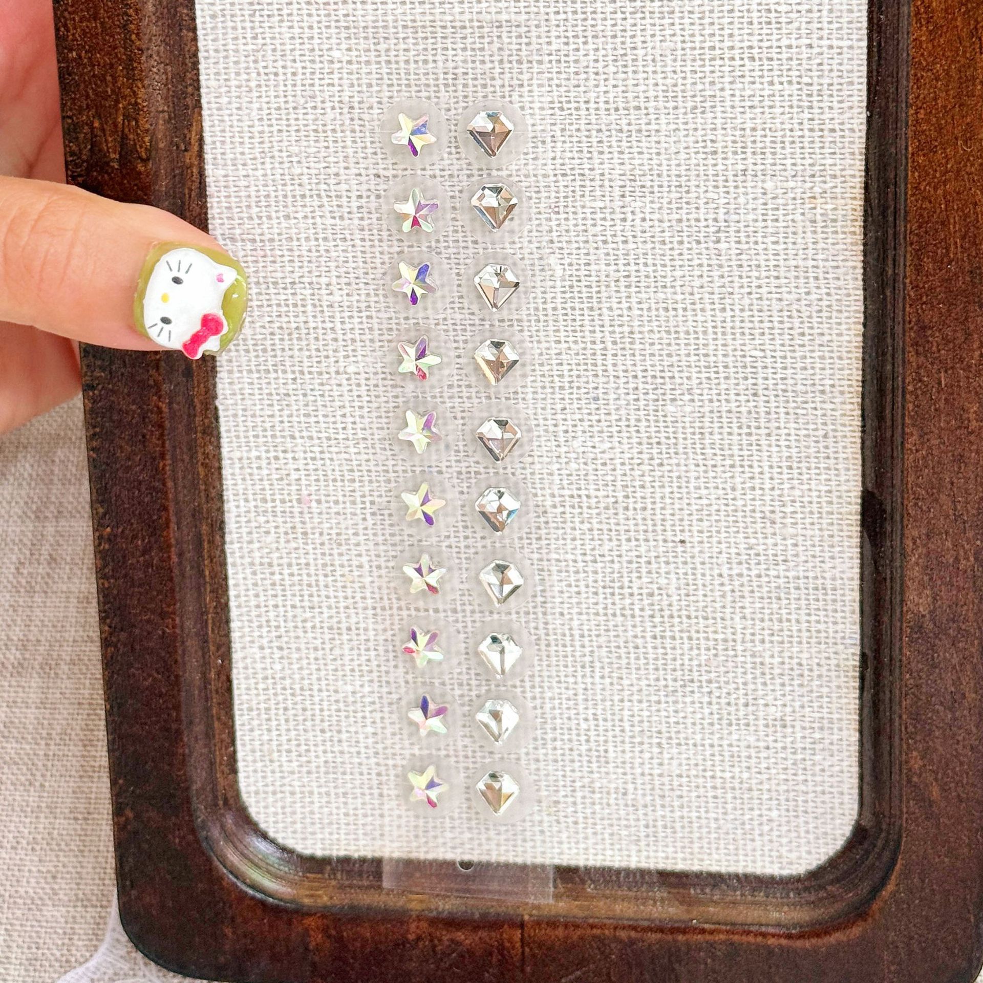 58# Symphony Star Silver White Diamond