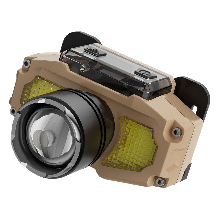 Faro DE LA CÁMARA luz fuerte recargable de largo alcance impermeable hogar Súper brillante montado en la cabeza pesca nocturna lámpara al aire libre lámpara de minero de inducción