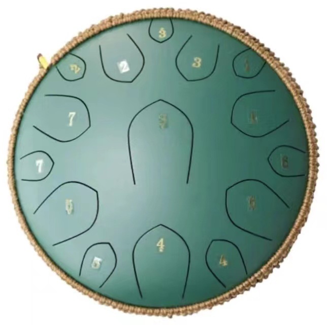 Titanium steel dark green