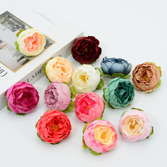 造花卸売 欧風小牡丹の花 ウェディングデコレーション 花飾り 花輪装飾 シルクフラワー 跨境人気商品 花飾り