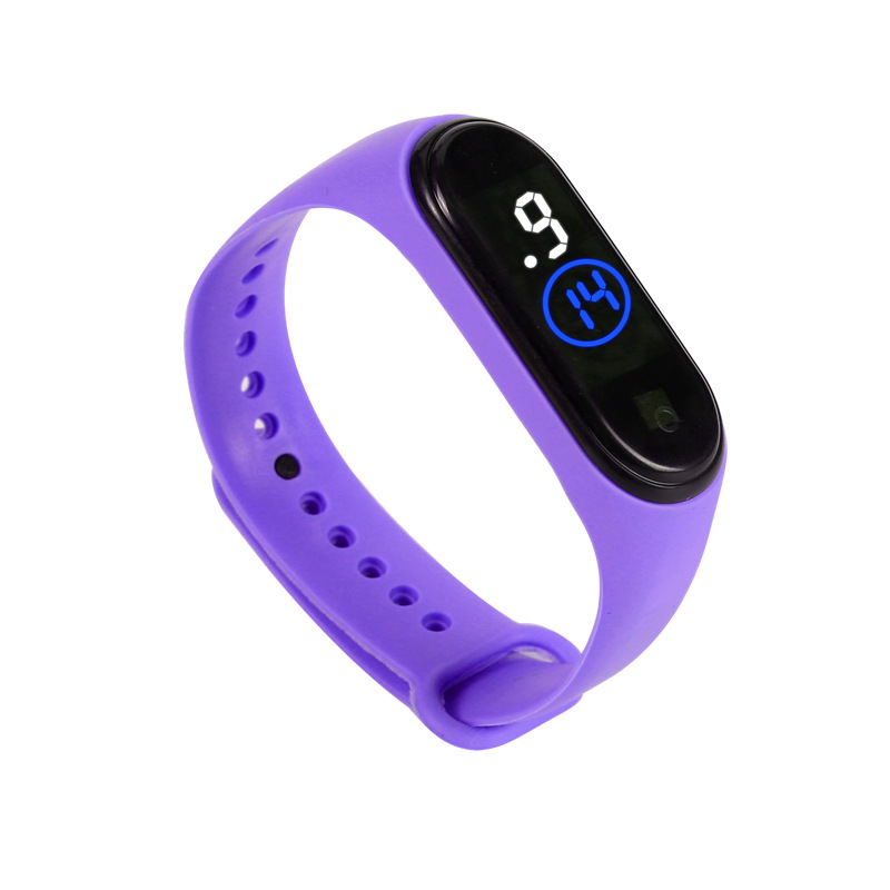 M4 táctil LED reloj electrónico en stock al por mayor deportes al aire libre impermeable pulsera reloj simple estudiante luminoso reloj