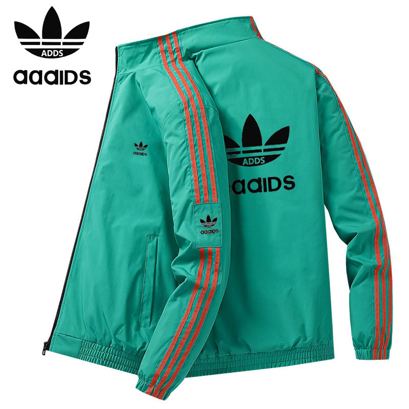 Spring and Autumn Trefoil Men's Clothing 2026 New Model Jacket Three-Stripe Sports Casual Hooded Jacket Unisex Trendy Coat