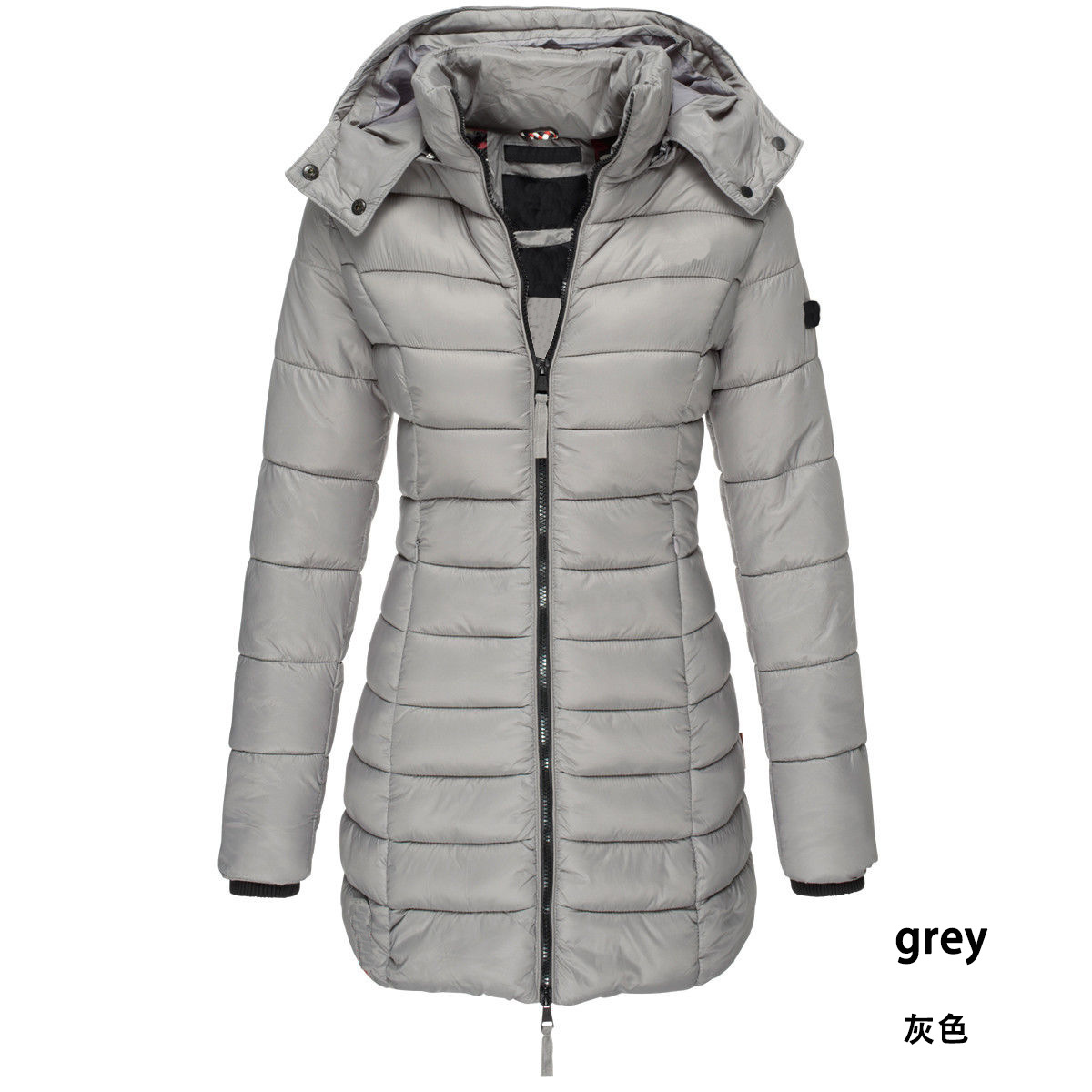 Foreign Trade New Winter Korean Style New Women's Cotton Coat Women's Mid-length Slim Fit Cotton Coat Warm Down Cotton Coat Coat
