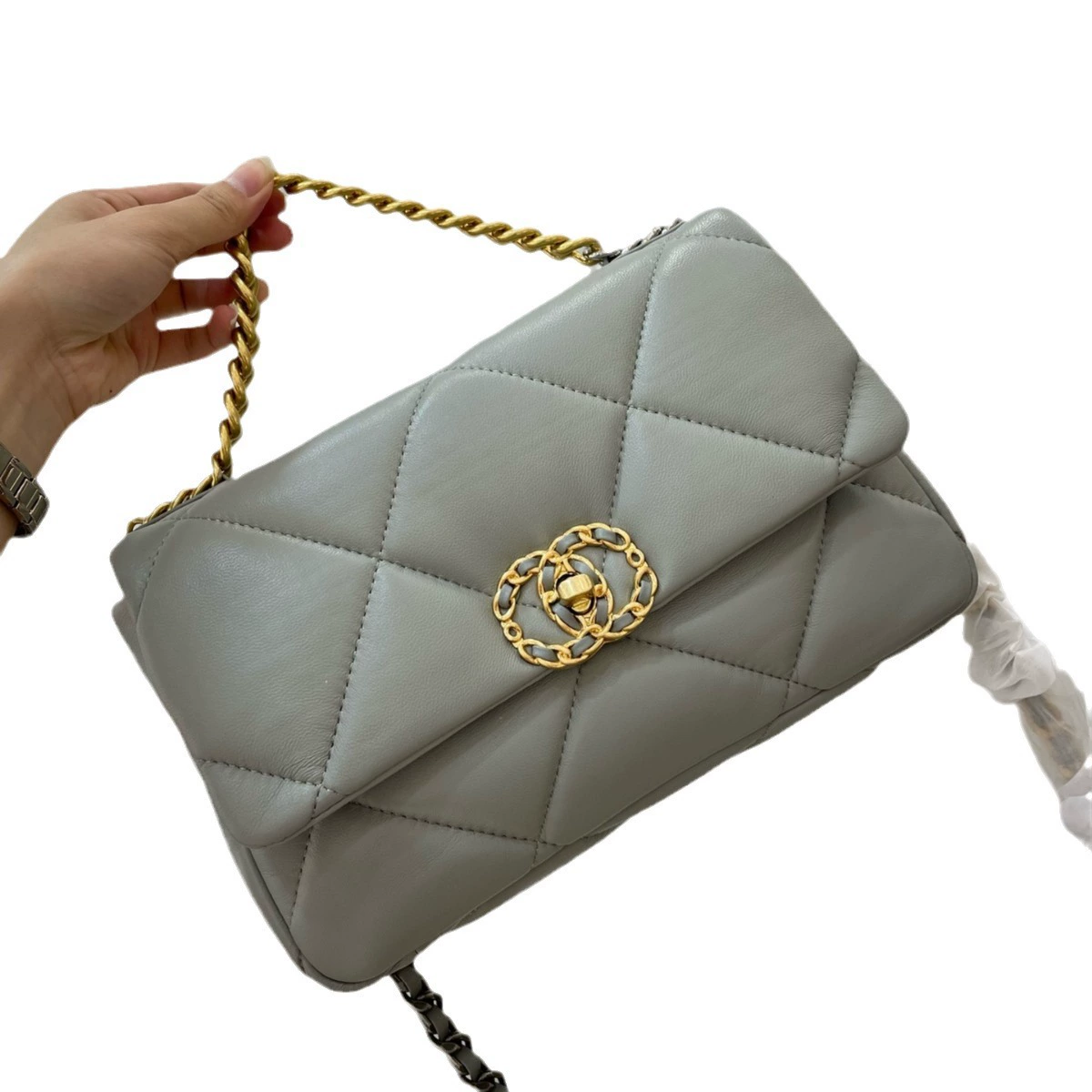 菈尼尔顿 цепочная сумка через плечо, одна лямка, осенний стиль Chanel, высокое качество, размер 26x16x7 см
