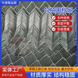 定制菱形勾花网圈地养殖果园围栏镀锌网厂家煤矿喷浆护坡用勾花网