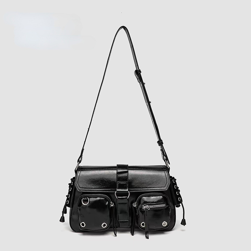 Black shoulder bag
