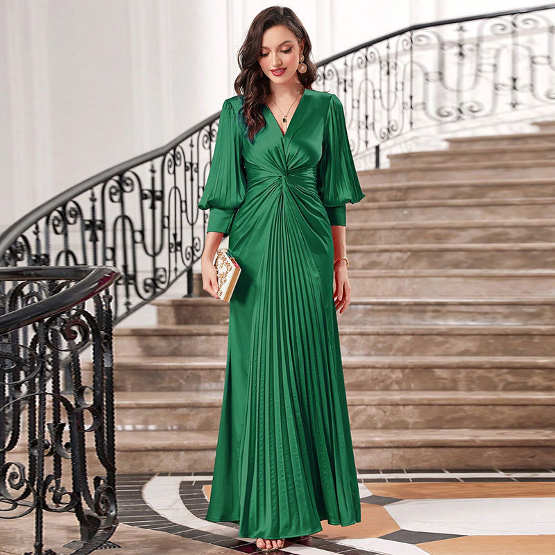 KY551-2 Amazon evening dress European and American V-neck mermaid sexy elegant formal prom party dress