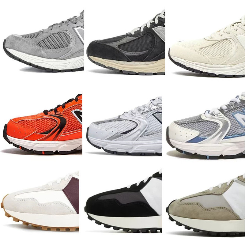 Putian Chunyuan nb2002r Yuanzu Grey nb530 White Silver Grey nb327 White Grey Red All-match Thick-soled Women's Running Shoes