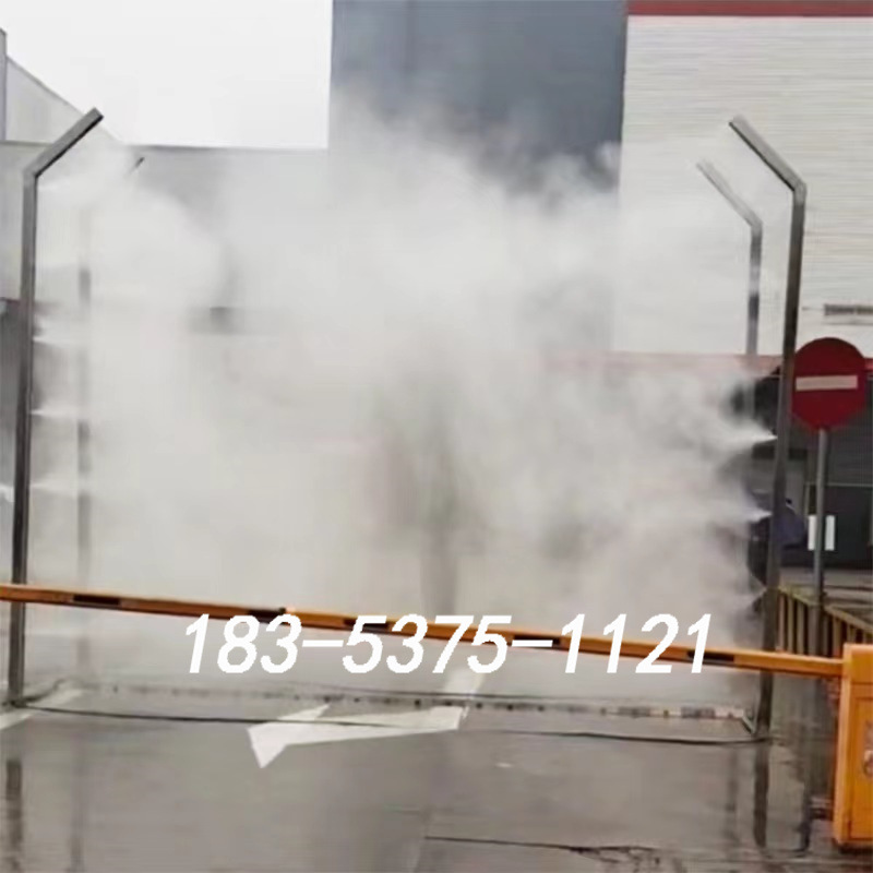 车辆消毒通道全自动养殖场消杀防疫设备 车站出入口消毒喷雾