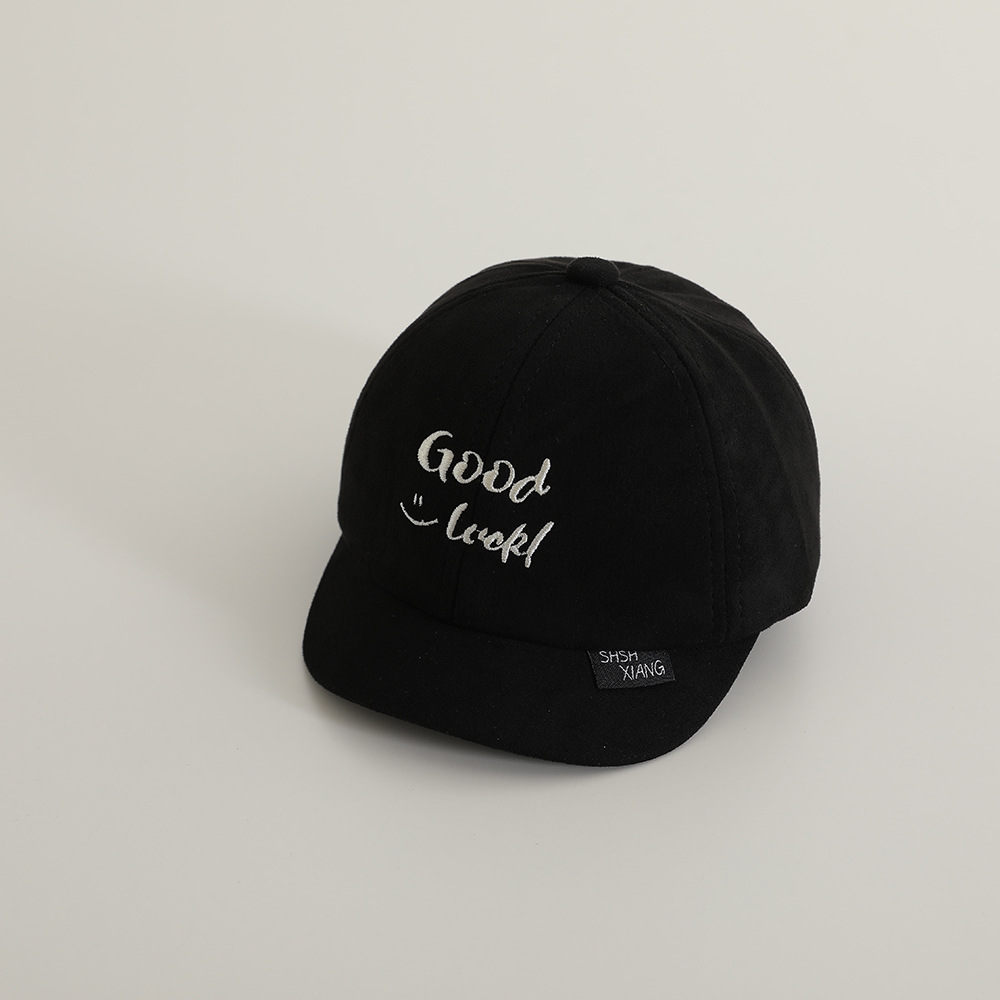 Sombreros infantiles para niños primavera y otoño nueva letra bordada universal gorra de lengua corta gorra de béisbol para niños