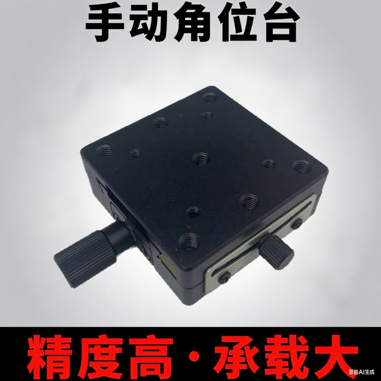高精度大承载手动角位台   燕尾导轨精密调节定位滑台