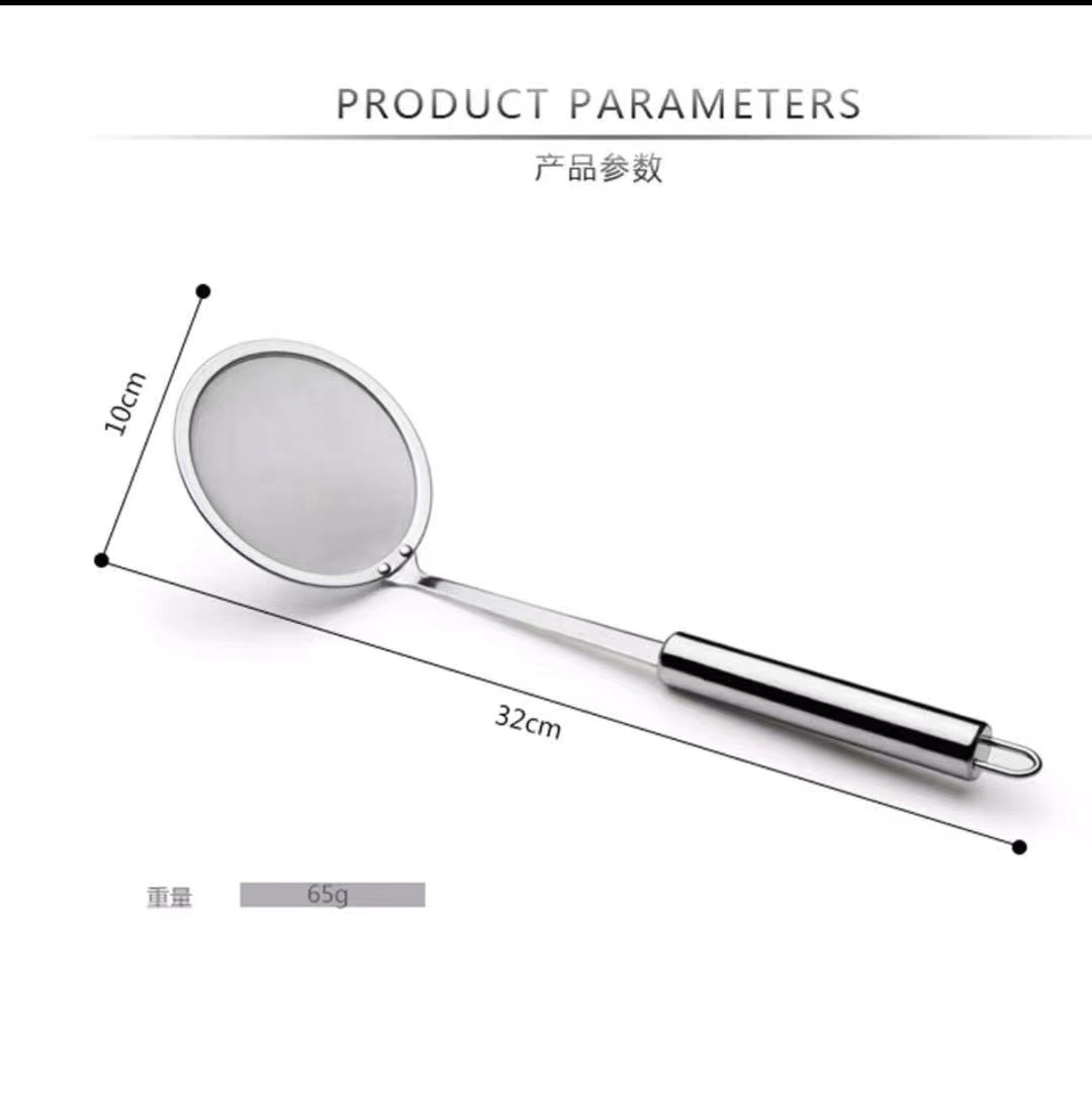304 원형 강철 손잡이 그리스 분리기 10cm