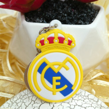 皇马红魔尤文切尔西阿森纳PVC匙扣会徽队标钥匙扣软胶双面球迷扣