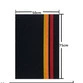 Universal Foot Pad, The upper snow Ness car mat is - single-co-pilot-black-color-strip-shinny-5075-please-note-the-color-when-placing-an-order