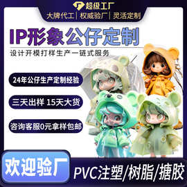 盲盒手办定做pvc潮玩公仔树脂工艺品摆件abs搪胶玩具盲盒公仔定制