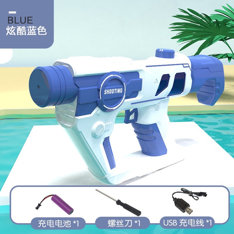 Al por mayor automático continuo pelo eléctrico pistola de agua niño pistola de agua juguete Nuevo Festival de salpicaduras de agua pistola de agua de gran capacidad para niños