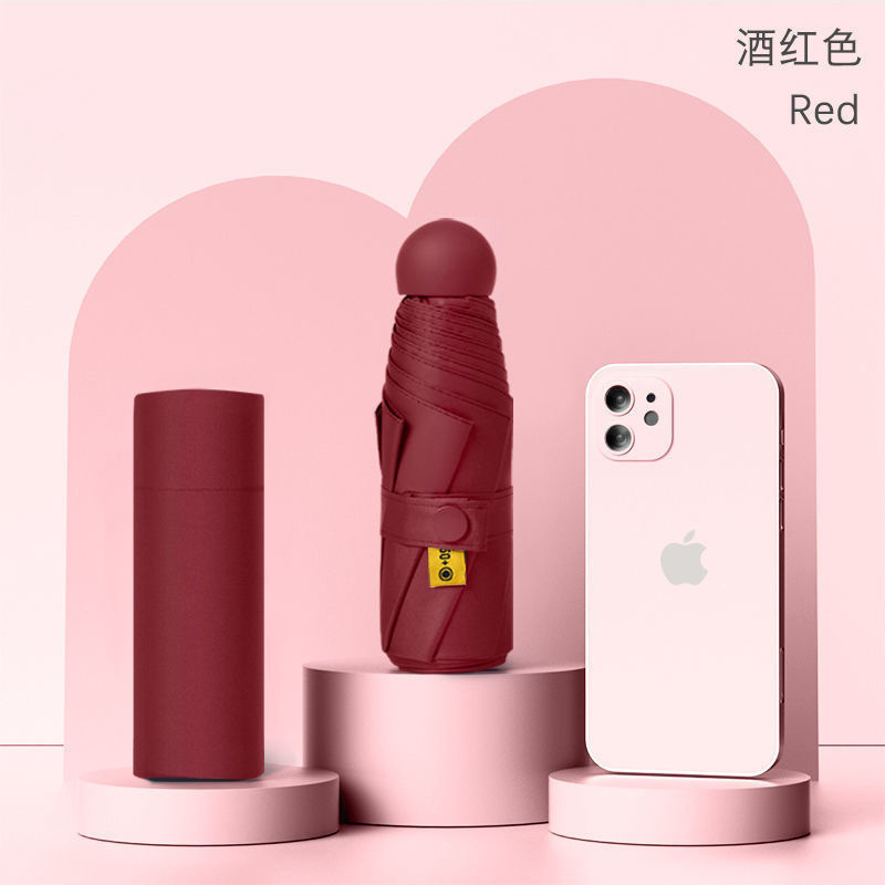 ミニポケットカプセル傘女性用 70% off 層傘日傘プロの日焼け止め UV 保護日傘