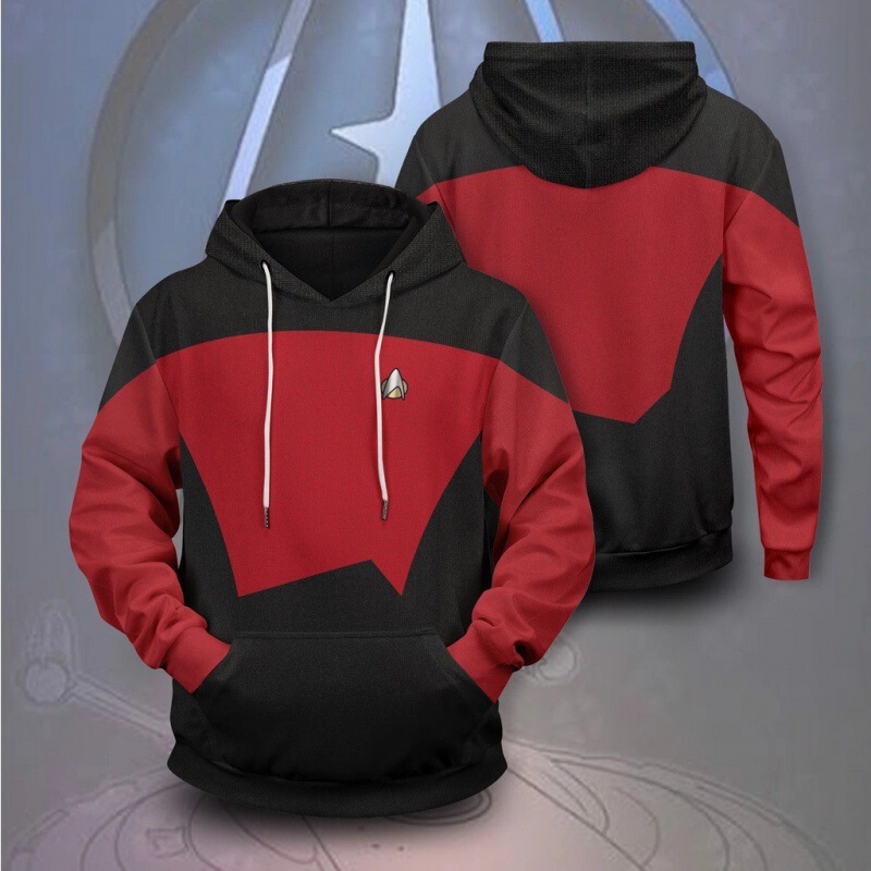 2025 New Model 3D Sweatshirt Hoodie Star Trek Style Cosplay Merchandise Anime Print Jacket 2025 New Model 3D Sweatshirt Hoodie Star Trek Style Cosplay Merchandise Anime Print Jacket