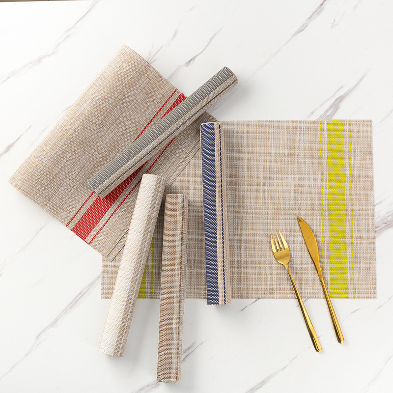 Tapete de Picnic Cuadrado de PVC Textil Tejido, Estilo Japonés, de Alta Gama, Estilo INS, Aislante