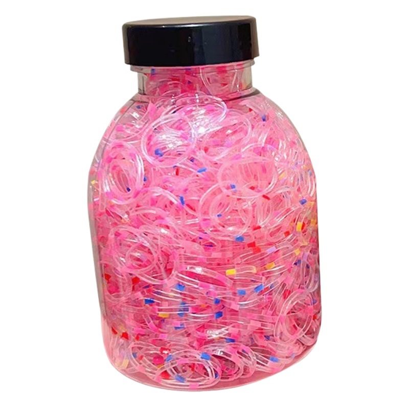 Banda de goma desechable para bebés banda de pelo de alta elasticidad para niños Niñas diadema de color caramelo fuerte tirón constantemente cuerda de pelo accesorios para el cabello