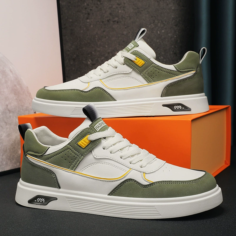 Новый стиль обувь для скейтборда Колледж Ретро Мужская обувь Весенние маленькие белые туфли студенты повседневного отдыха баскетбольная спортивная обувь 2023