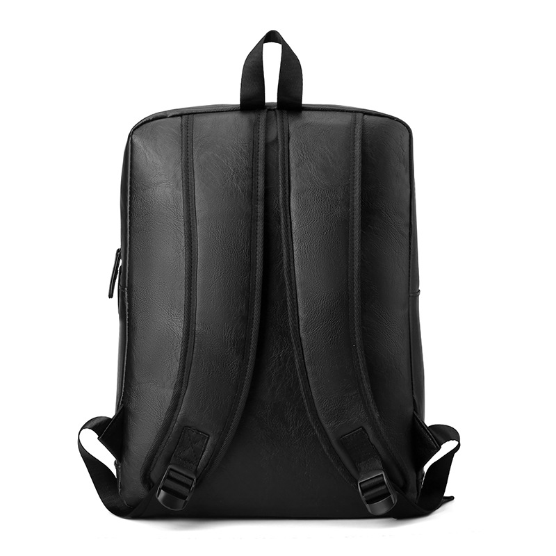 Mochila de cuero suave para hombres retro casual al por mayor transfronteriza 2023 nueva mochila de viaje de almacenamiento de gran capacidad