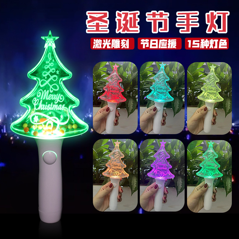 Cross -border Christmas light -emitting stick wholesale cheering…