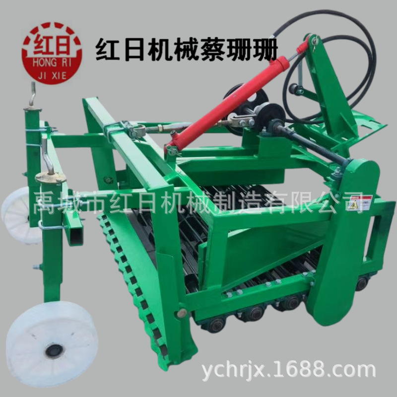 大蒜收获机　农业机械大蒜收获机手扶车带前置挖蒜机