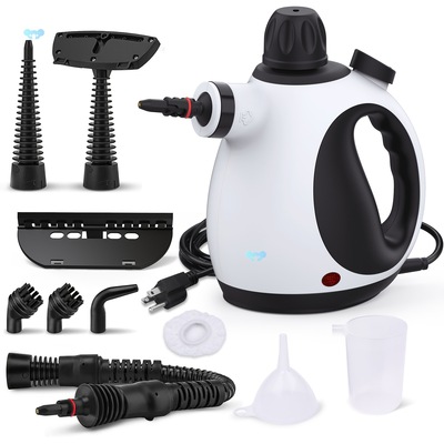Portable Steam Cleaner 10 Accessory Kit Handheld Steam