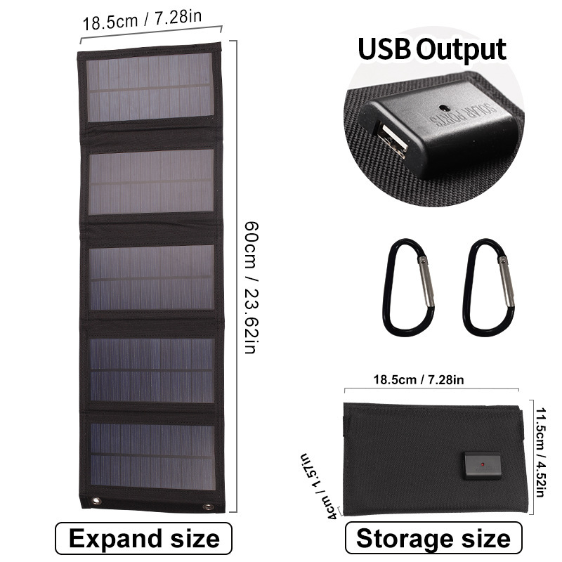 20Wソーラー折り畳みバッグUSB充電器キャンプ携帯電話4-5割引携帯アマゾンクロスボーダー専用30W|undefined