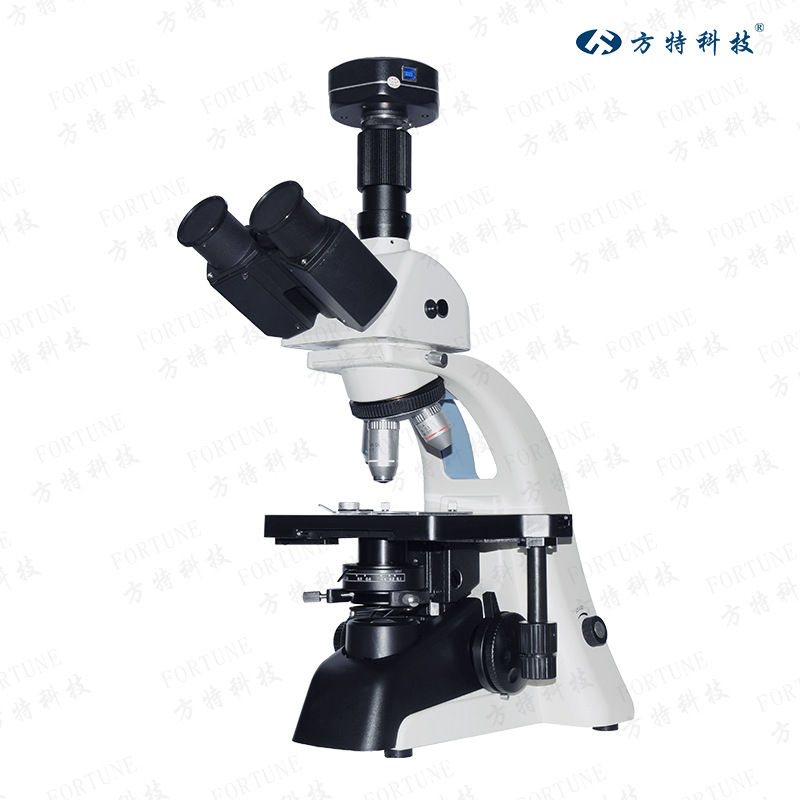 无限远光学系统 40-1600X高清晰可连接电脑  三目PH100生物显微镜