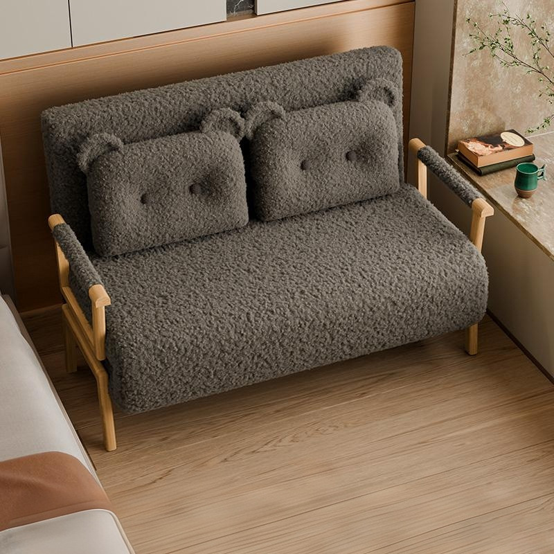 Sofa Bed Folding Dual-Purpose Small Apartment Double Foldable Bed Home Study Living Room Multi-Functional Single Bed Plus Bed