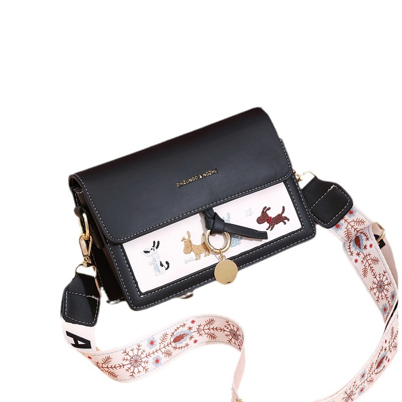 Bolsa de San Valentín bolso de hombro bolso de mochila coreano bolso cuadrado de textura bolso de mujer bagsin viento