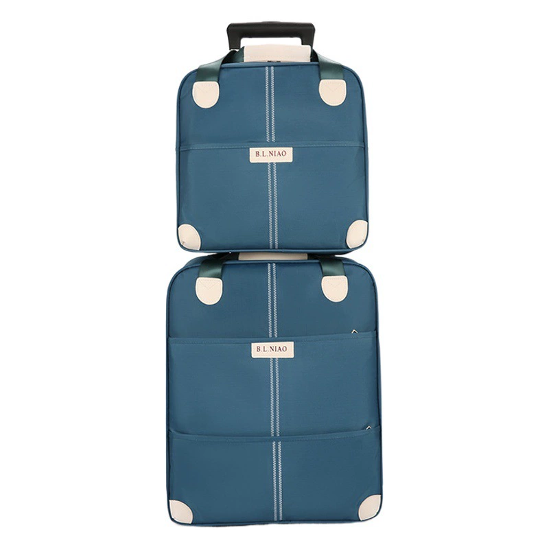 Сумка на колесиках Дорожная сумка Мужская и женская Портативная сумка для багажа Холщовая сумка Легкая Сумка На Колесиках Фабрика Печатный логотип