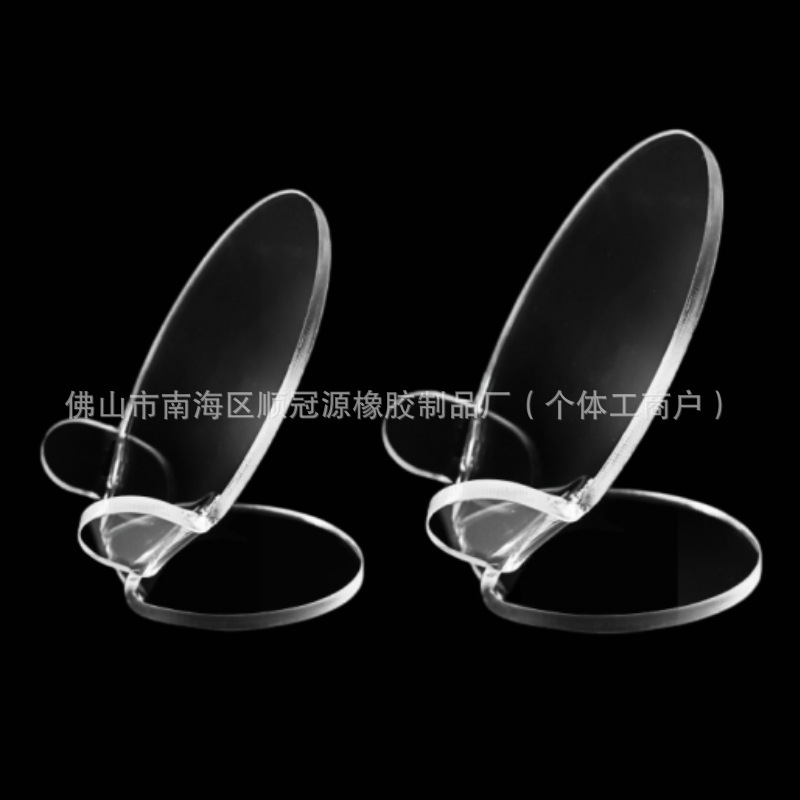 亚克力粉饼展示架化妆品美妆店散粉支架彩妆粉饼收纳架圆盒置物架