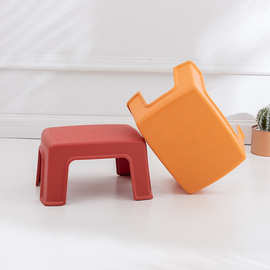 塑料小凳子儿童成人加厚塑料板凳家用矮凳耐摔胶凳方凳浴室防滑凳