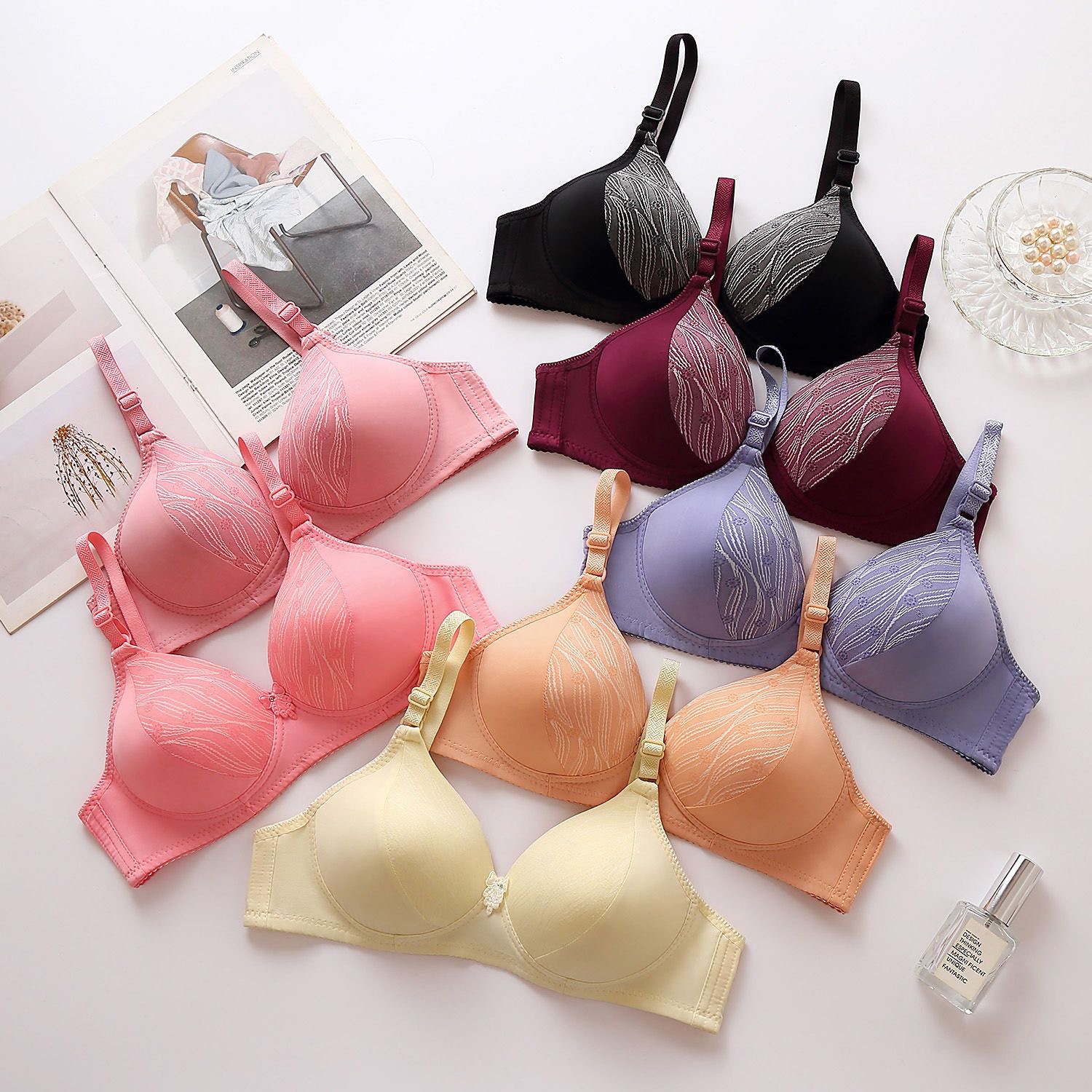 Push-up Underwire-Free Bra for Girls - Thin, Breathable, Comfortable and Sexy