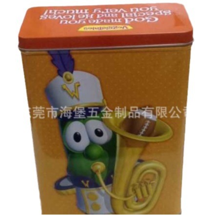 厂家直销马口铁长方罐,套装长方铁盒;圣诞节长方铁罐储物密封罐