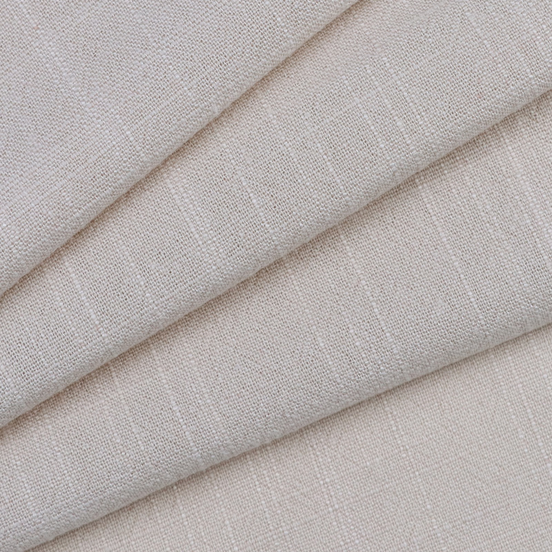 12 piezas de tela de mezcla de lino y rayón con acabado de bambú, tela de lino y algodón en stock, tela para vestidos de mujer para primavera y verano. image 3