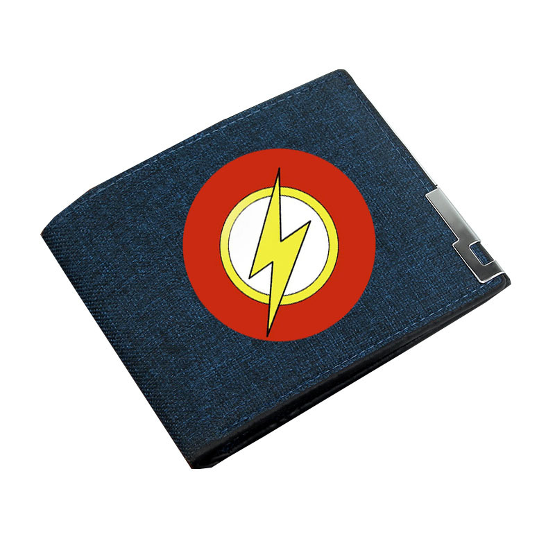 Anime Marvel héroe Marvel Comics estudiante monedero hombres y mujeres lienzo cartera corta