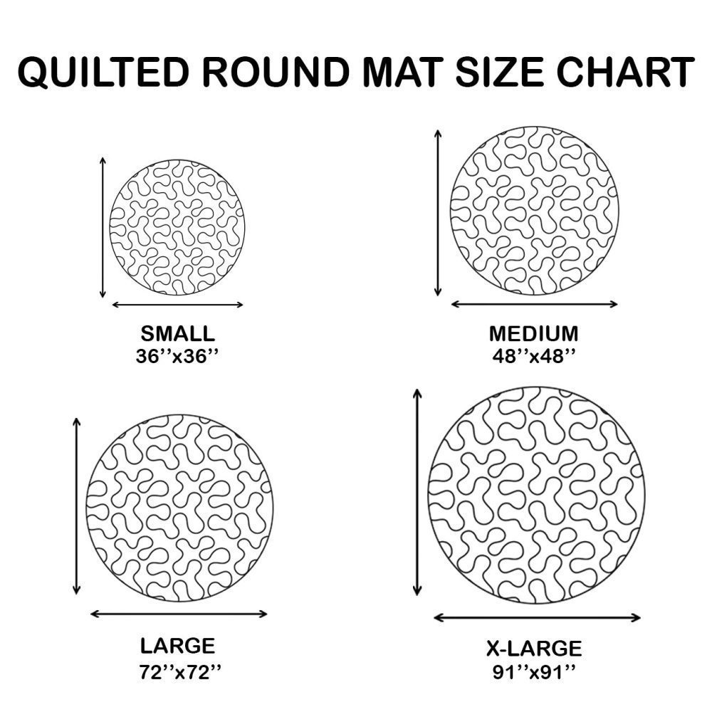 Cross-border foreign trade red truck golden retriever quilted round floor mat home decor floor mat digital printing direct from the source factory