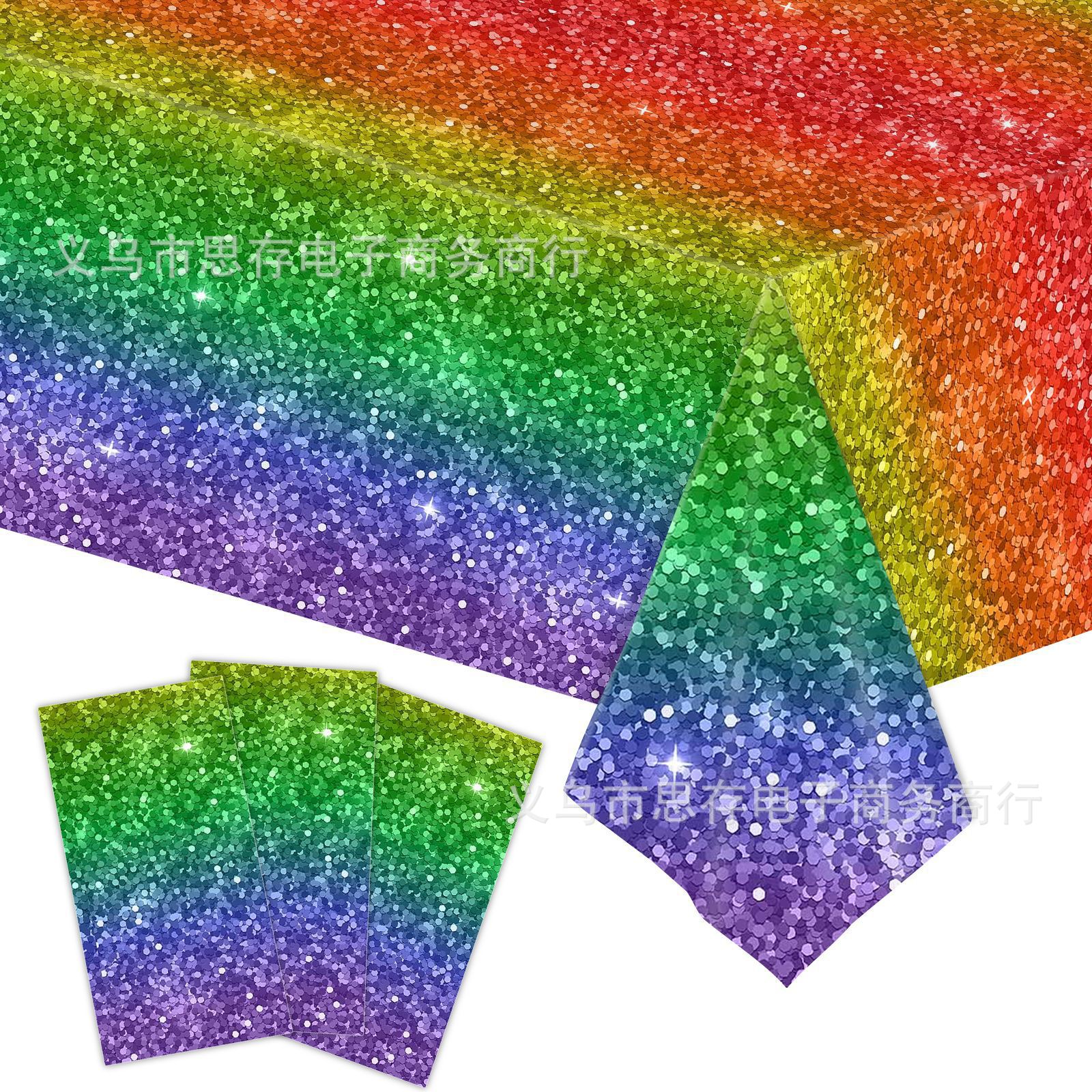 Rainbow starry sky