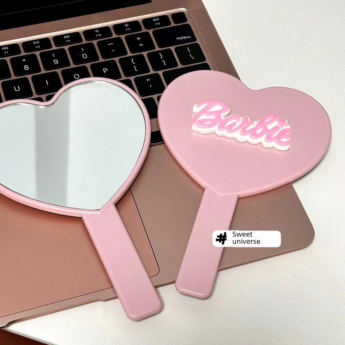 Handheld cute high quality mirror for princess for elementary school students