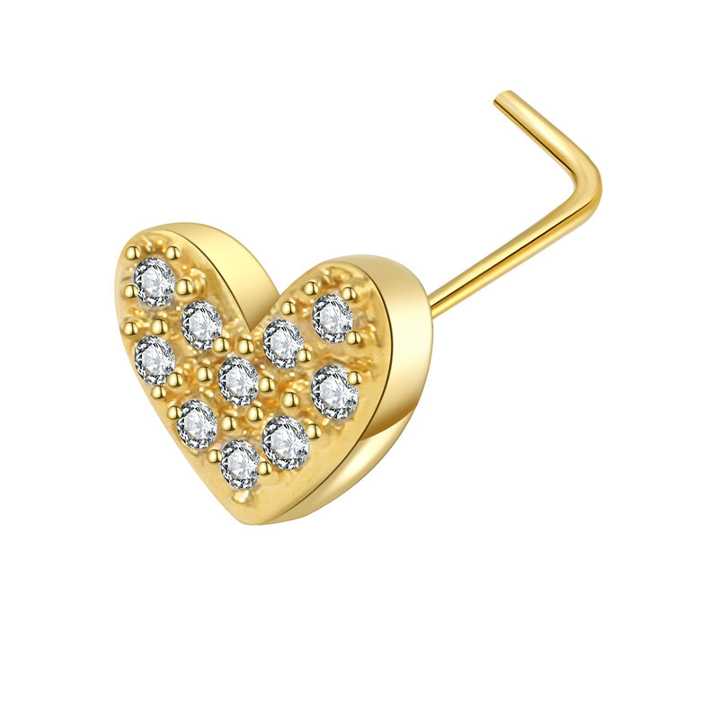 Piercing naso cuore con zircone e occhio di demone_voghion.com