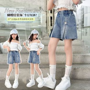 牛仔短裤女童