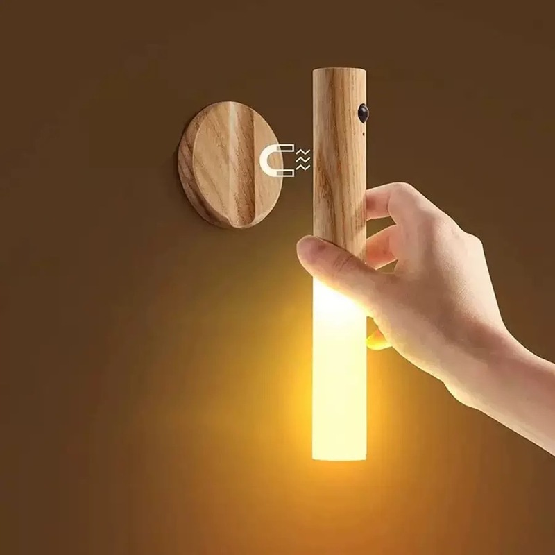 インテリジェント人体センサーライト LED 充電式ナイトライトは、ワードローブ通路に人体センサー通路ライトを備えた夜に自動的に点灯します|undefined
