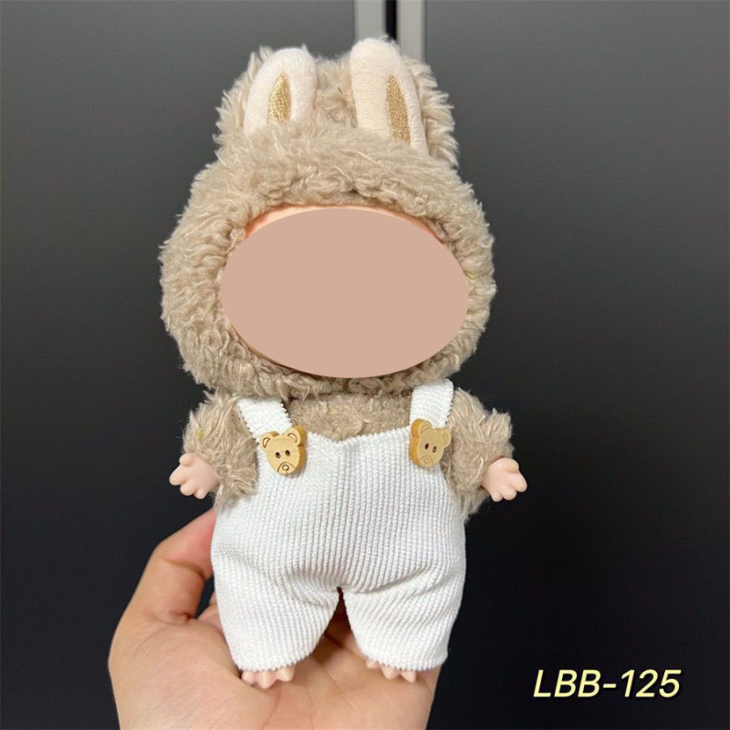 卸売ラブブ labubu ベビー服 17 センチメートルペンダント第一世代と第二世代のビニールぬいぐるみ着替え服セット装飾|undefined